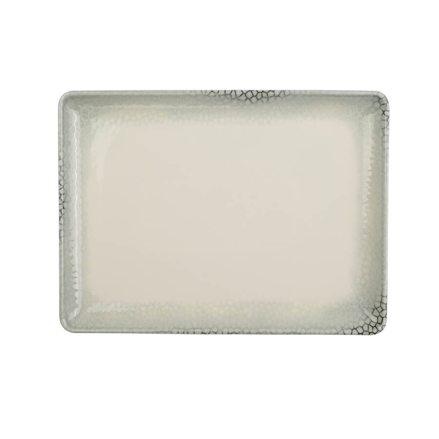 Bone Tan Düz Tabak 27*20 Cm