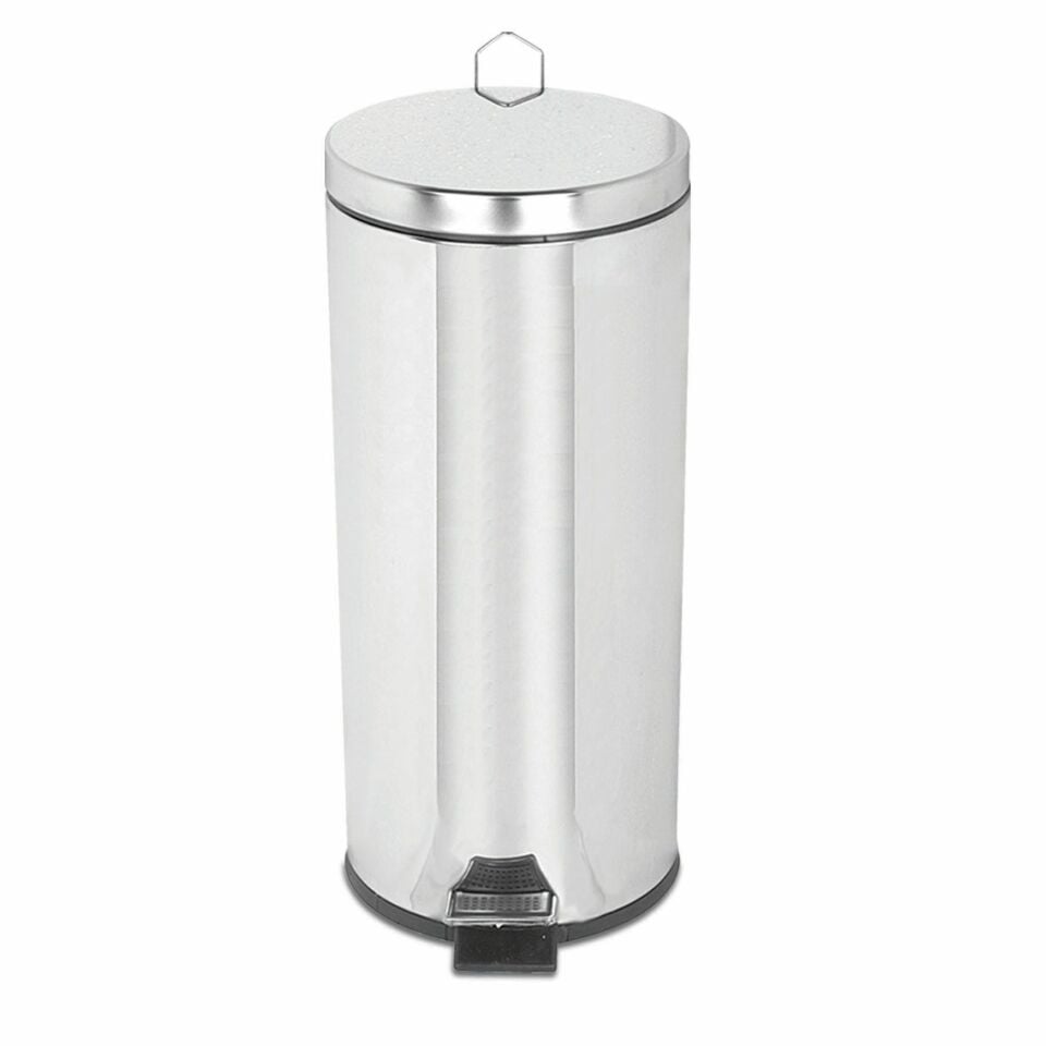Krom Pedallı Çöp Kovası 40 Lt.
