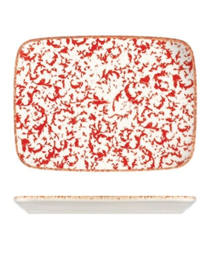 Venecia Maroon Quadro Dikdörtgen Tabak 31 cm (27 * 20)