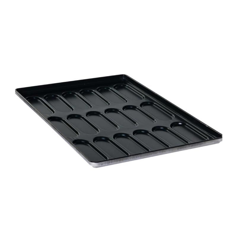 Alüminyum, Teflon Taban Sandwich Ekmeği Tavası 18 Gözlü 49*74 Cm