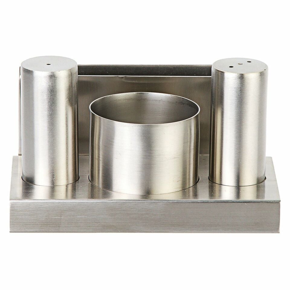 Yuvarlak 4'lü Tuzluk-Şekerlik Takımı