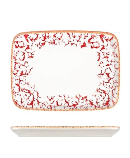 Venecia Maroon W Quadro Dikdörtgen Tabak 31 cm (27 * 20)