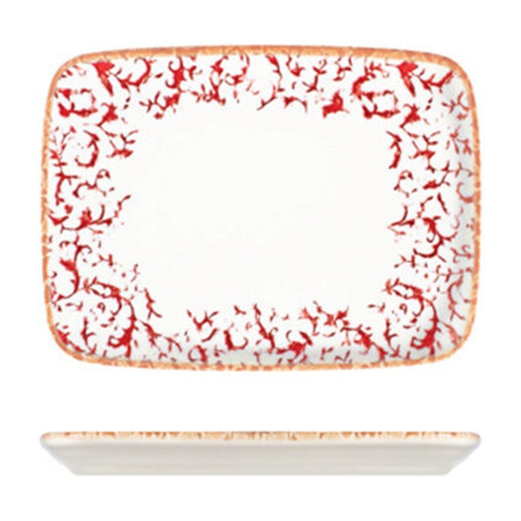 Venecia Maroon W Quadro Dikdörtgen Tabak 31 cm (27 * 20)