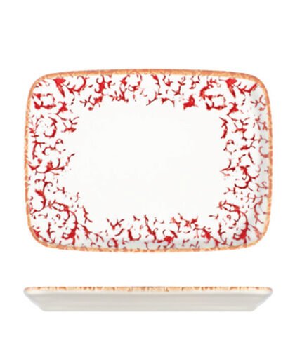 Venecia Maroon W Quadro Dikdörtgen Tabak 31 cm (27 * 20)