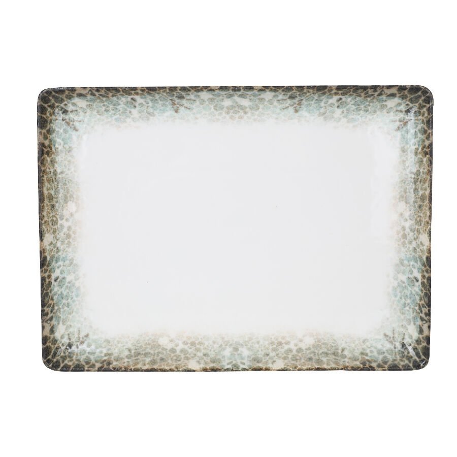 Bone Tan Düz Tabak 30*22 Cm