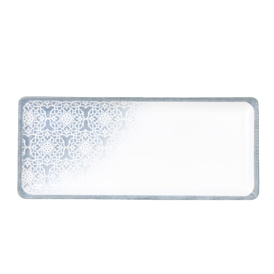 Bone Tan Düz Tabak 35*15 Cm