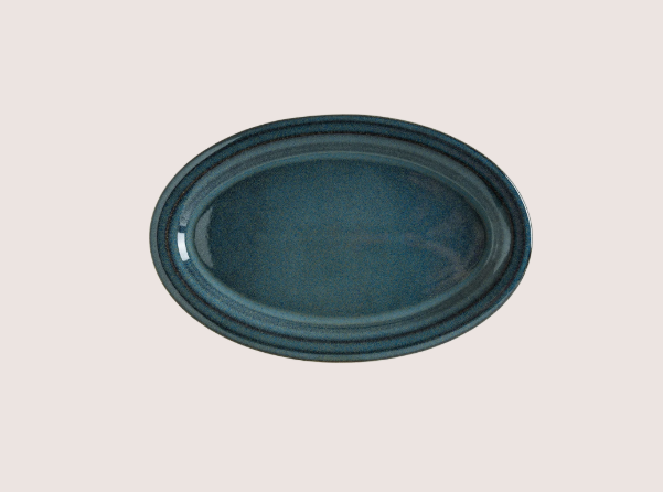 Ocean Halo Oval Tabak 32 Cm