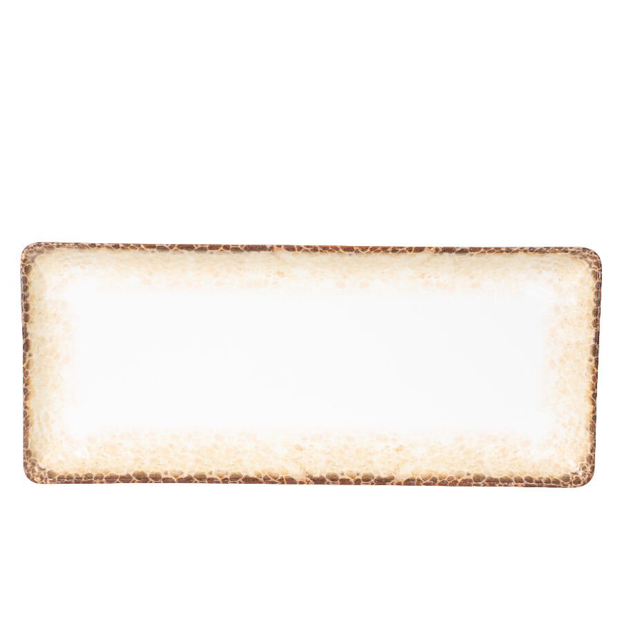 Bone Tan Düz Tabak 35*15 Cm