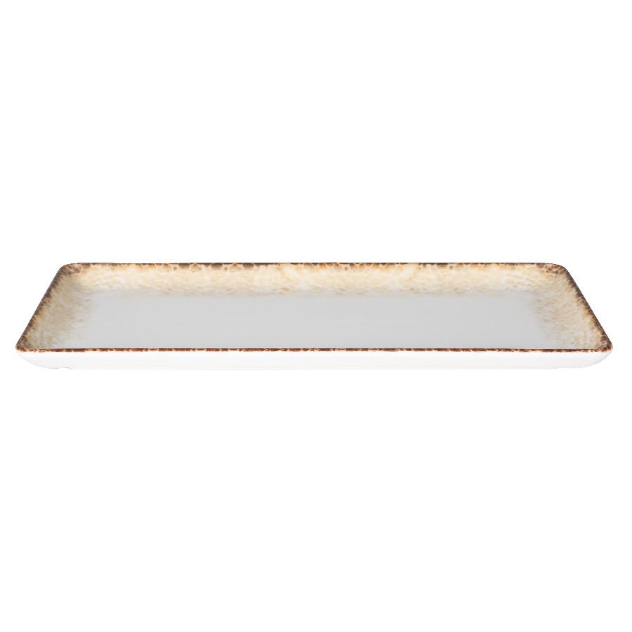 Bone Tan Düz Tabak 35*15 Cm
