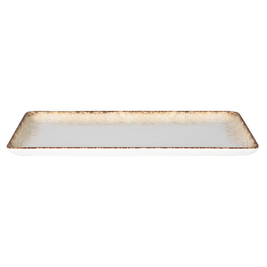 Bone Tan Düz Tabak 35*15 Cm