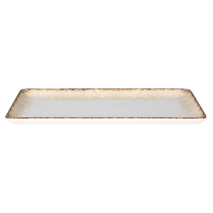 Bone Tan Düz Tabak 35*15 Cm