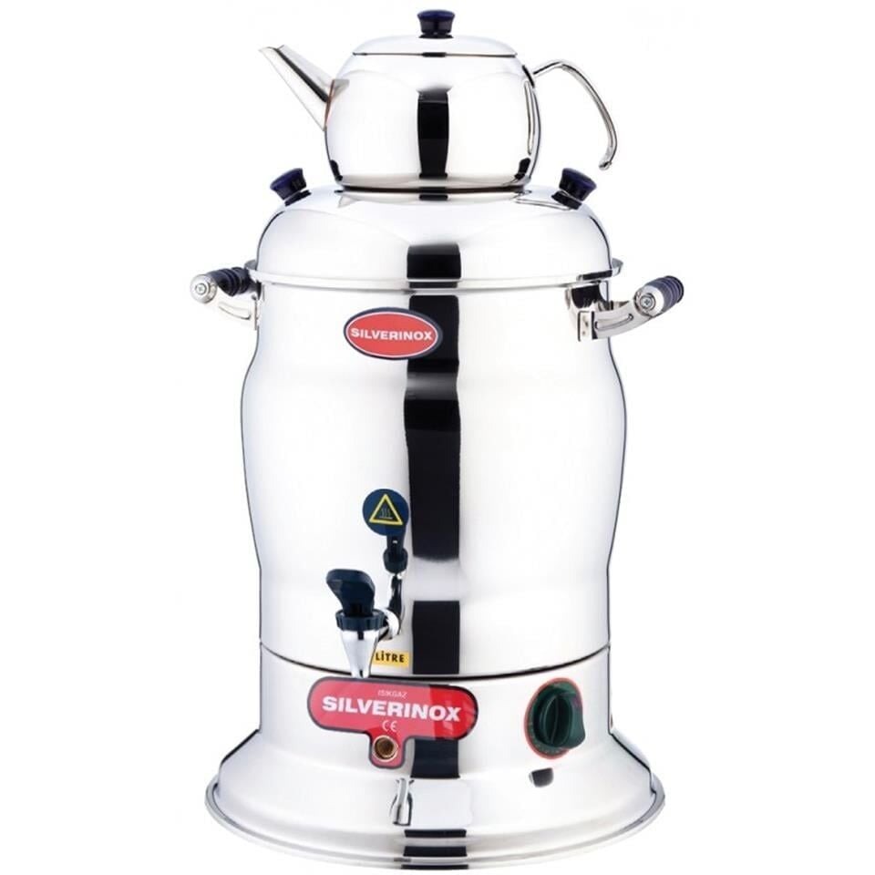 Çift Demlikli Semaver 16 LT