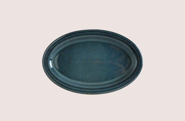 Ocean Halo Oval Tabak 36 Cm