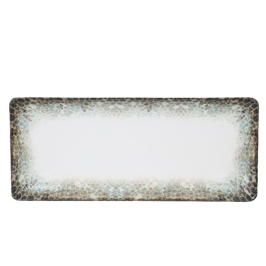 Bone Tan Düz Tabak 35*15 Cm