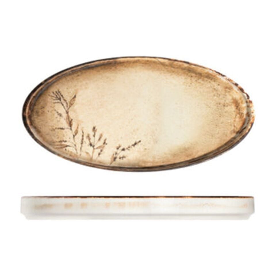 Fall Beige Stolt Oval Kayık 26 cm