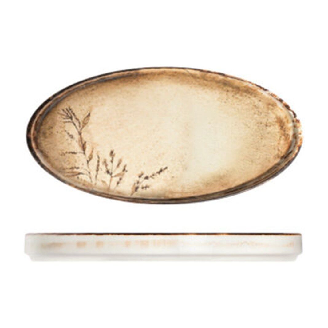 Fall Beige Stolt Oval Kayık 32 cm