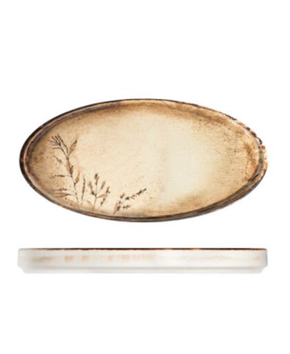 Fall Beige Stolt Oval Kayık 32 cm