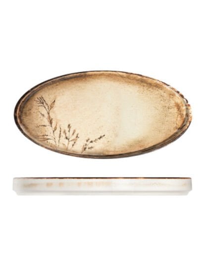 Fall Beige Stolt Oval Kayık 32 cm