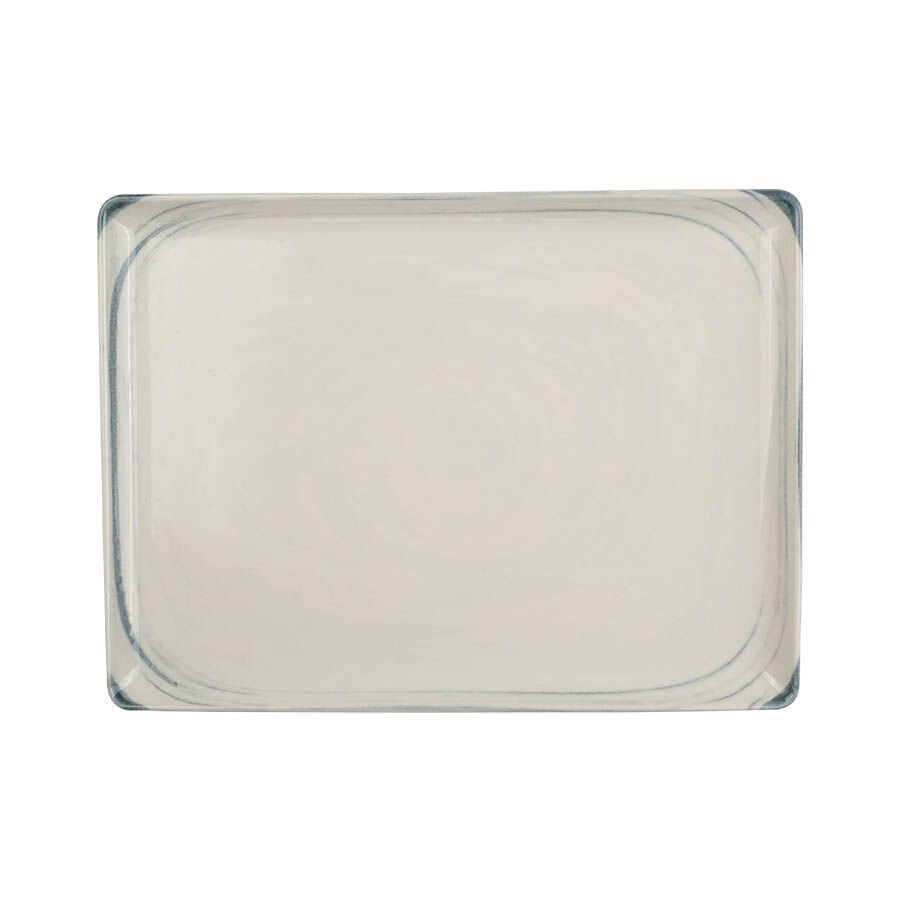 Bone Tan Düz Tabak 35*26 Cm