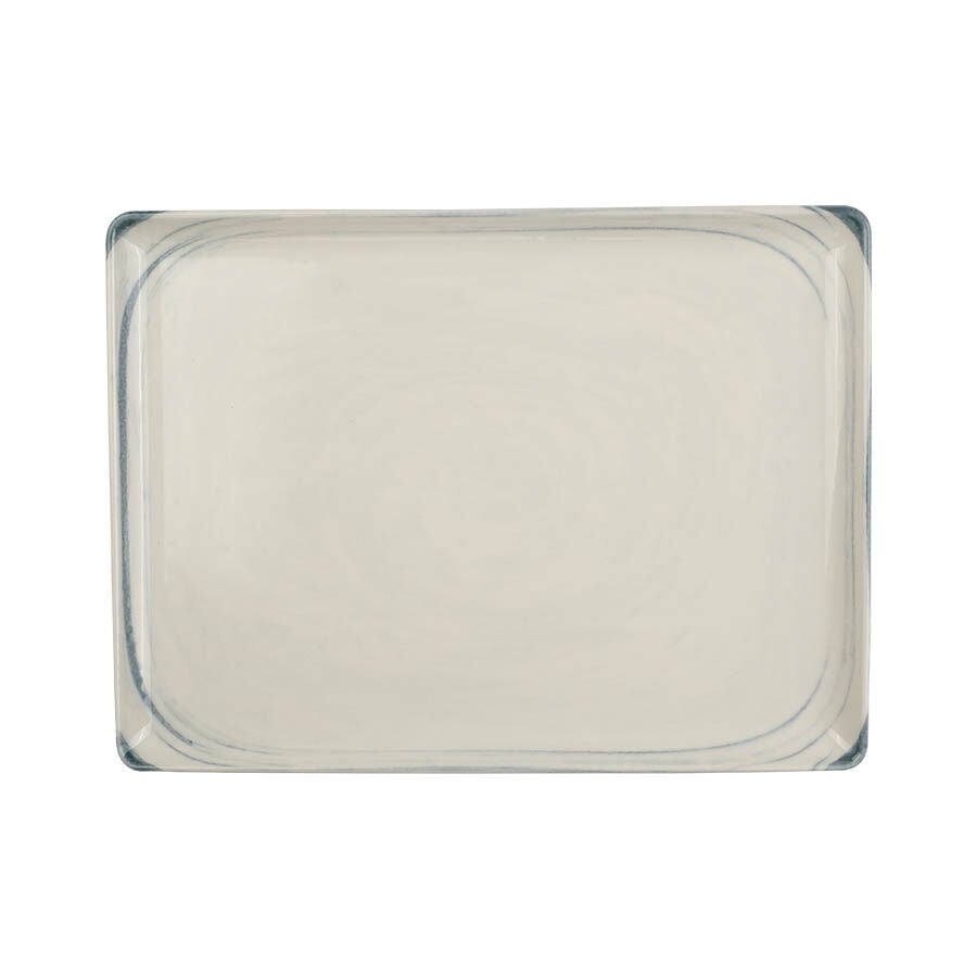 Bone Tan Düz Tabak 35*26 Cm