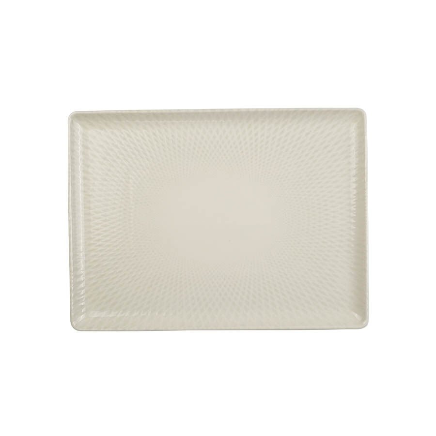 Bone Tan Düz Tabak 35*26 Cm