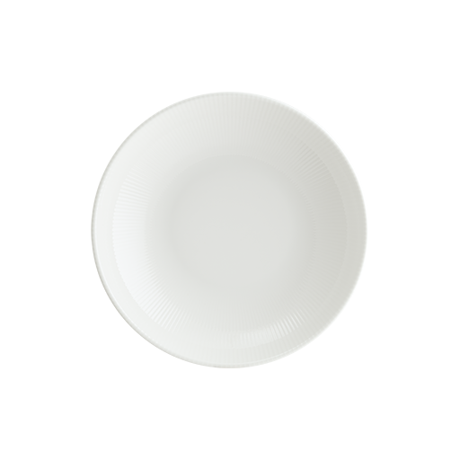 Iris White Bloom Çukur Tabak 25 Cm