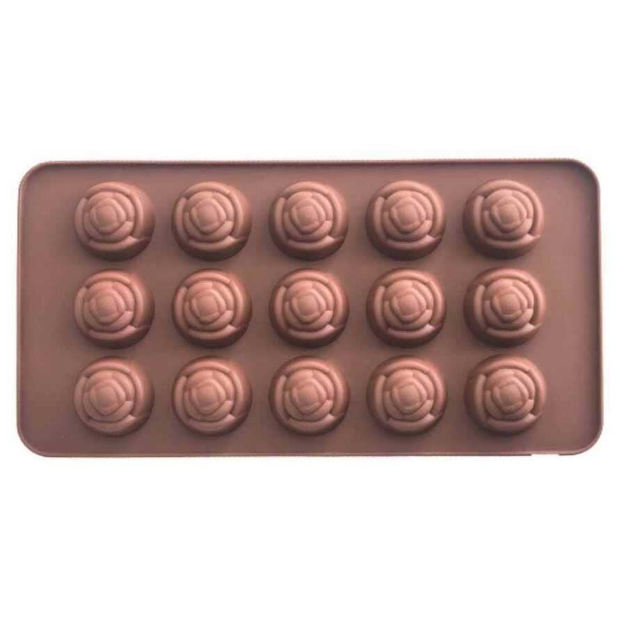 Çikolata Kalıbı - Silikon - Çiçek