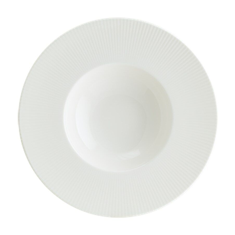 Iris White Banquet Çukur Tabak 28 Cm