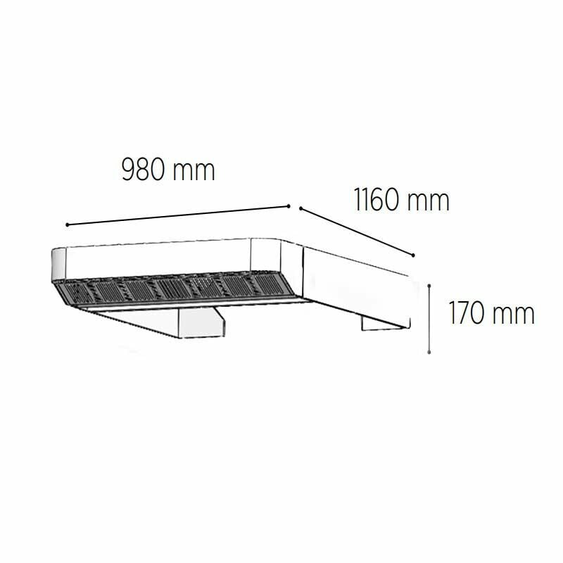 Venarro Peregrin 6 Tepsili Fırın Davlumbazı