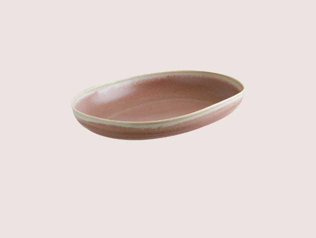 Pink Pott Oval Tabak 37*27 Cm
