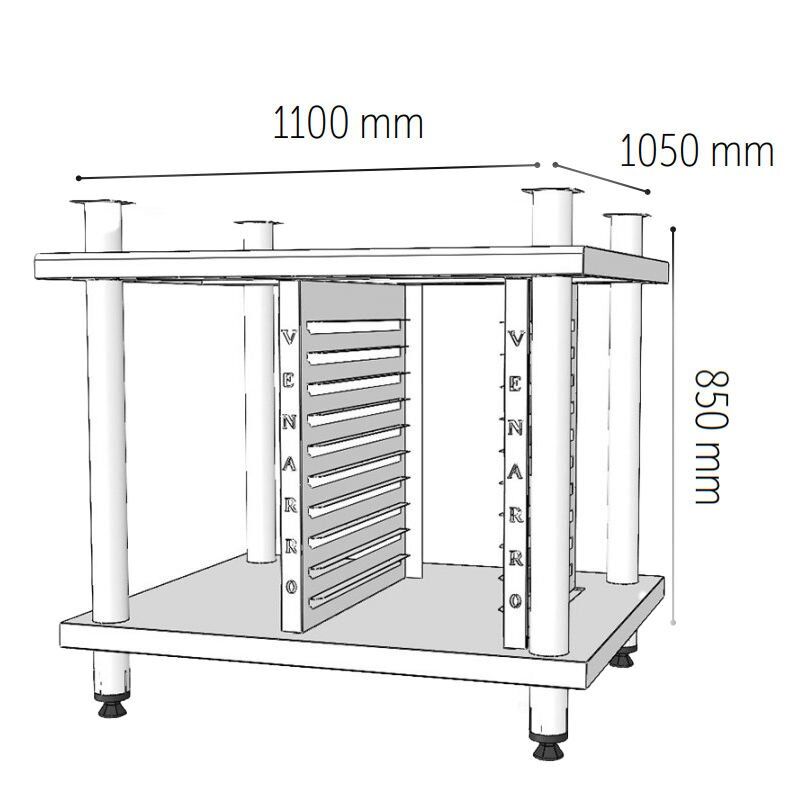 Venarro Gerda Konveksiyonel Fırın Alt Stand