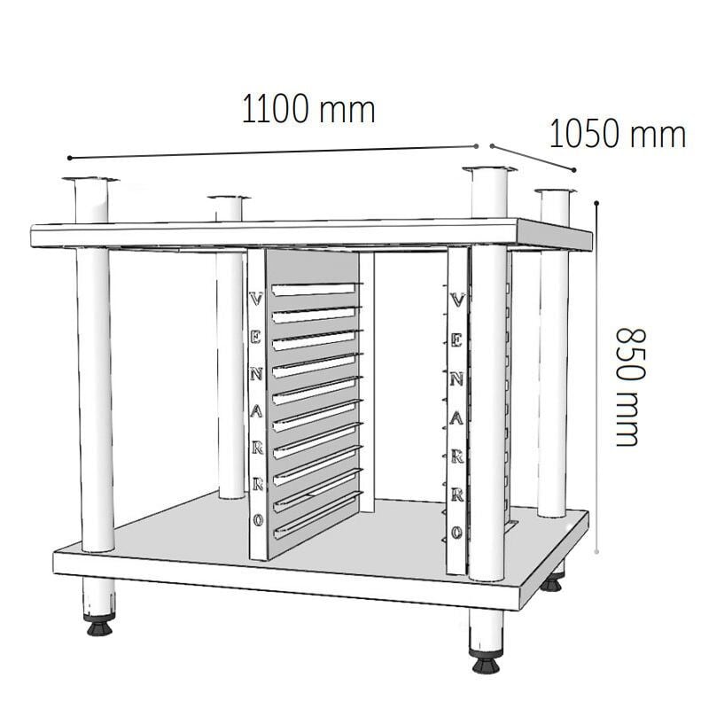 Venarro Gerda Konveksiyonel Fırın Alt Stand