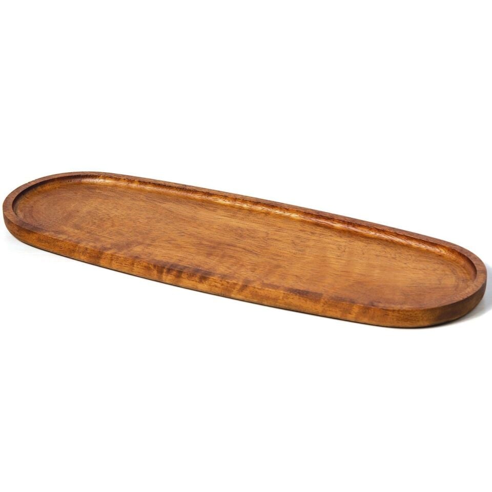 İreko Oval Sunum Tahtası 47*16 Cm