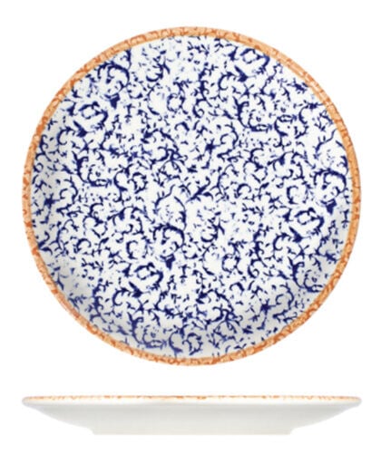 Venecia Navy Lona Düz Tabak 17 cm