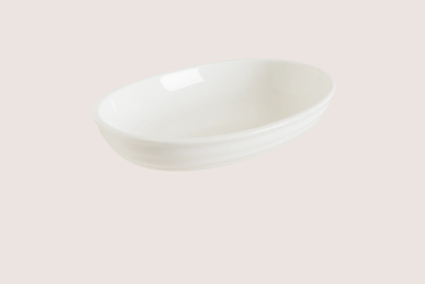 Pott Oval Kayık Tabak 22 Cm