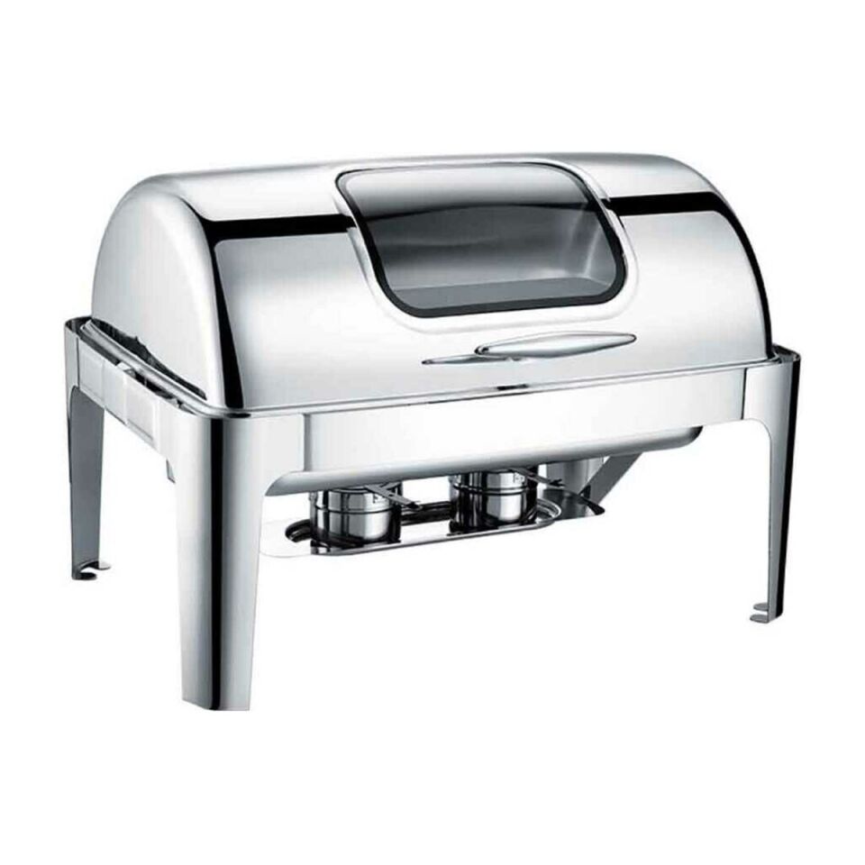 Chafıng Dısh Roll Top Camlı 9 Lt