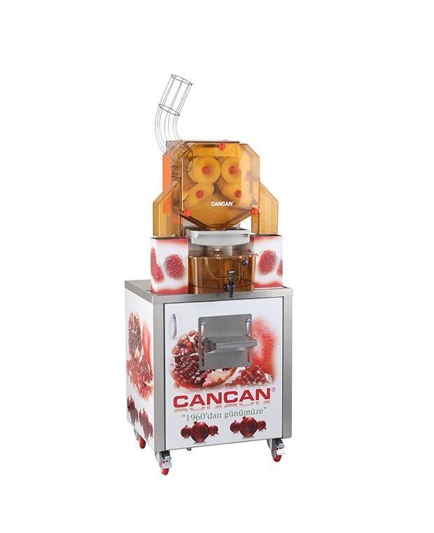 CANCAN 32 Depolu Arabalı Otomatik Nar-Greyfurt Sıkma Makinesi