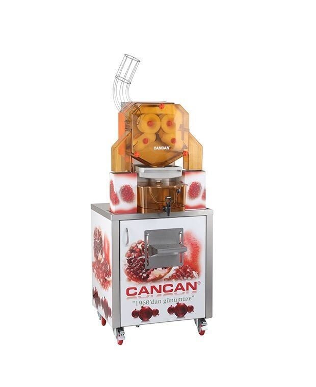CANCAN 32 Depolu Arabalı Otomatik Nar-Greyfurt Sıkma Makinesi