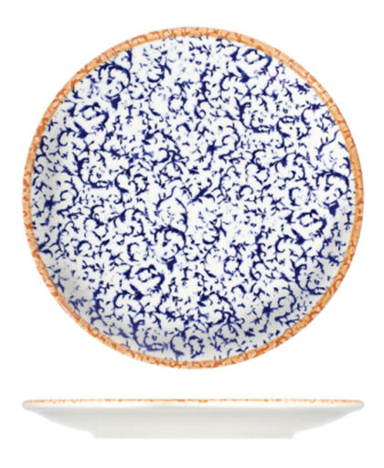Venecia Navy Lona Düz Tabak 30 cm