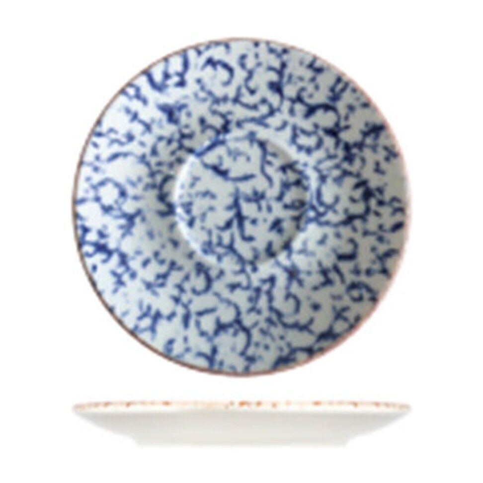 Venecia Navy Lona Fincan Tabağı 12 cm