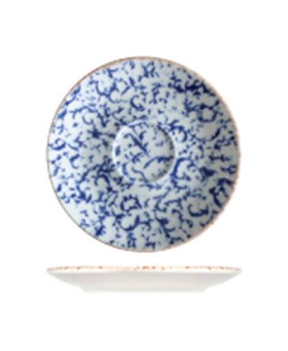 Venecia Navy Lona Espresso Tabağı 12 cm