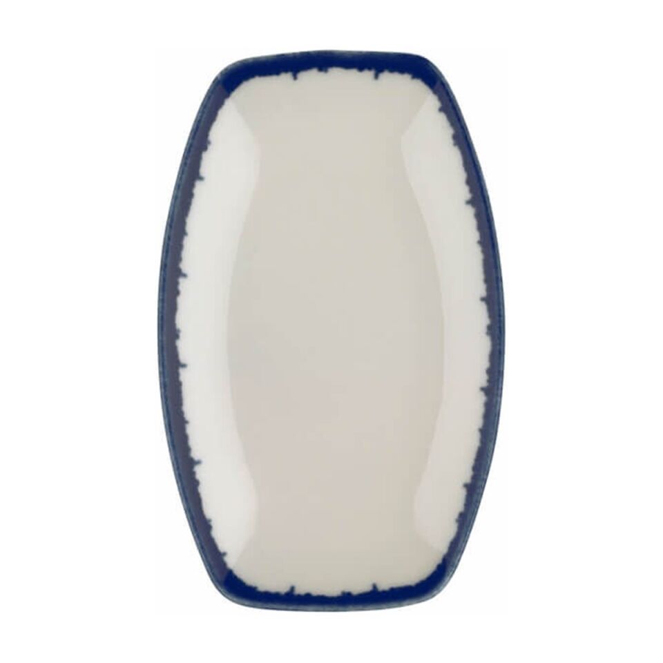Bone Bohem Nano Krem Kayık Tabak 19 Cm