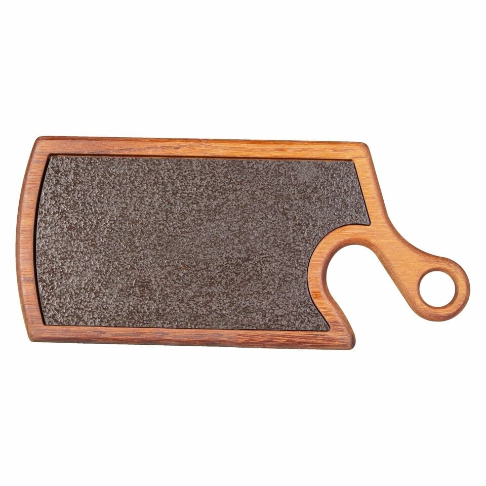 Satır Steak Tahta Bazaltlı 40*18 Cm