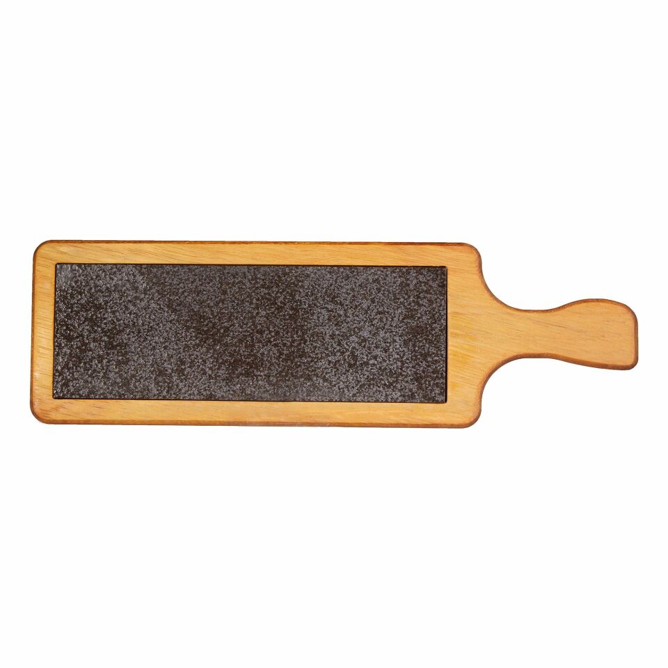 Bazalt Taşlı Steak Tahtası 45*14 Cm