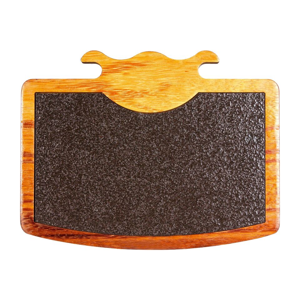 Boynuzlu Bazaltlı Steak Tahta