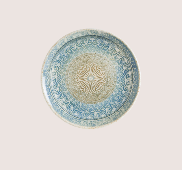 Rivus Ethnic Gourmet Düz Tabak 21 Cm