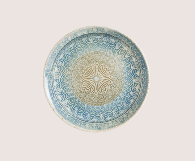 Rivus Ethnic Gourmet Düz Tabak 23 Cm