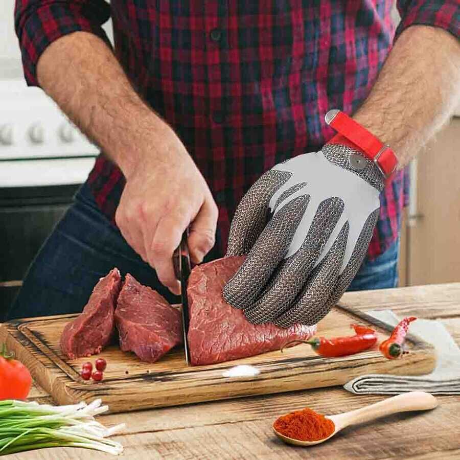 Kısa Çelik Eldiven M Beden