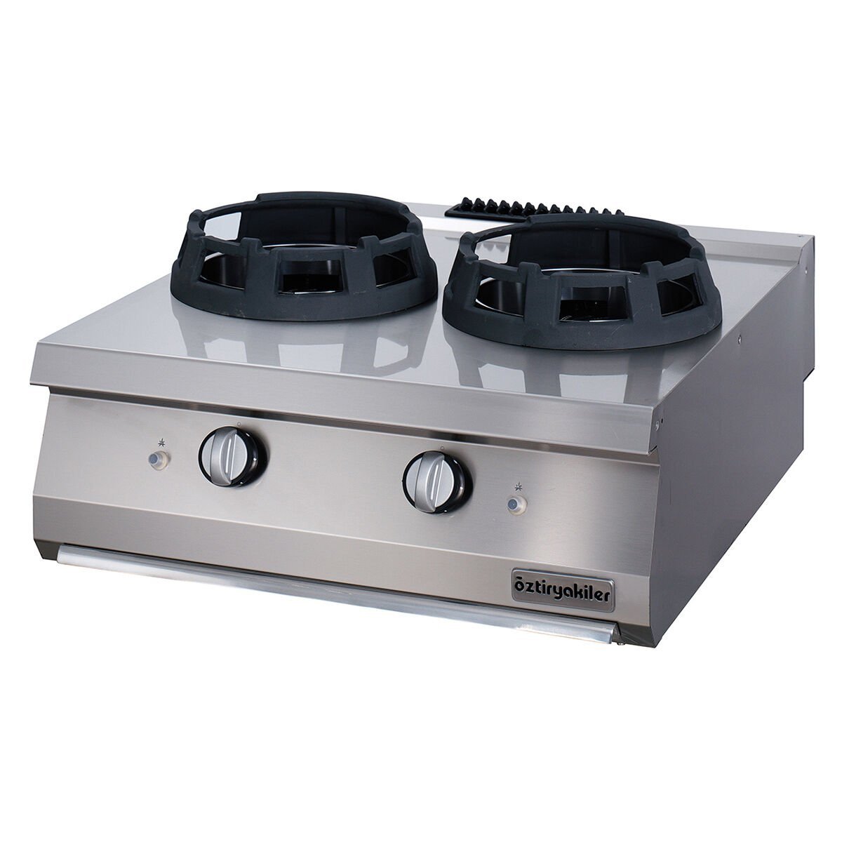 Öztiryakiler 700 Seri Set Üstü İkili Wok Ocak 80 Cm