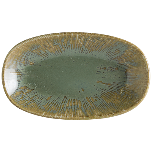 Sage Snell Gourmet Oval Kayık Tabak 19*11 Cm